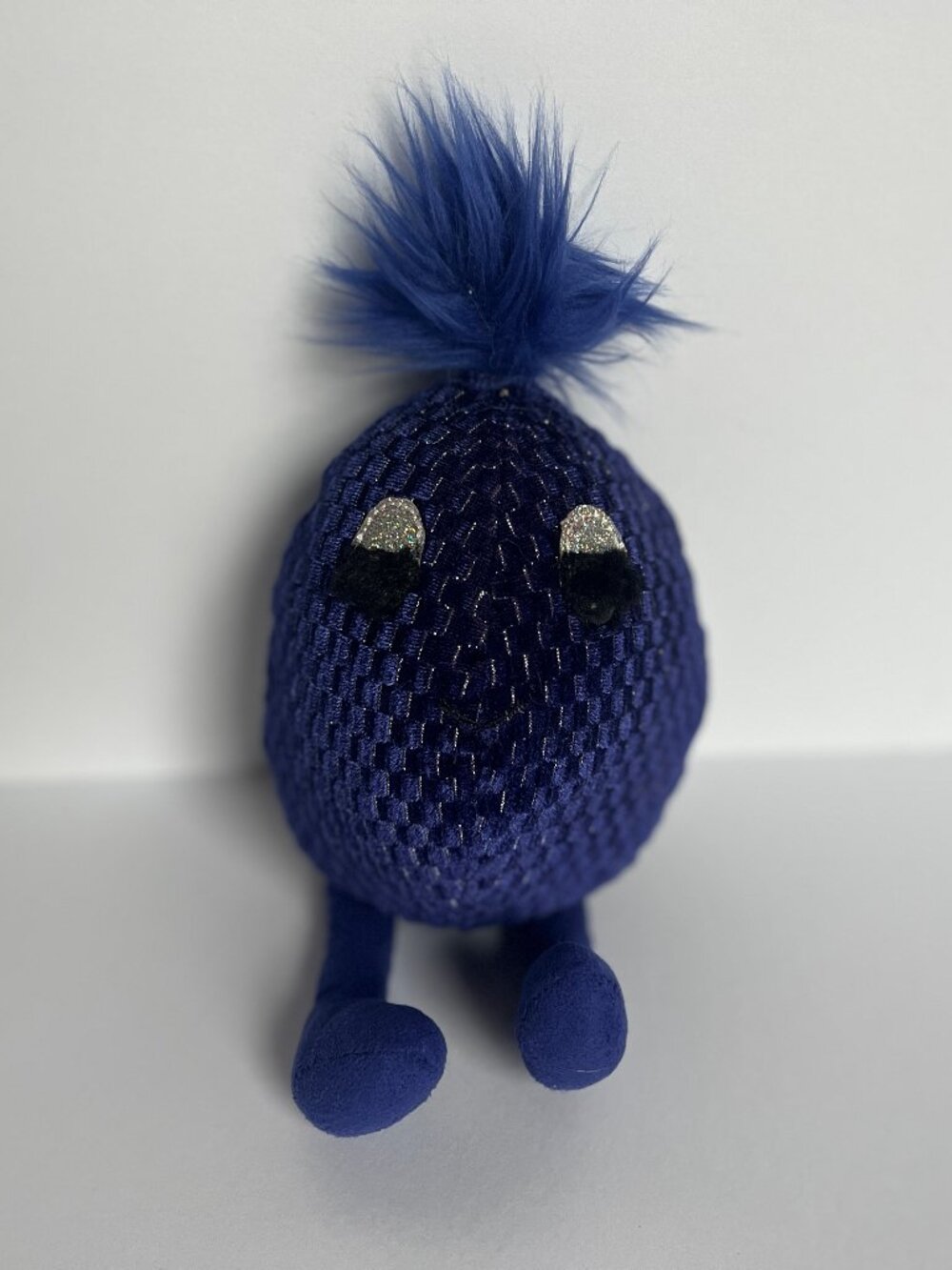 Sparkly Sapphire Fabby Egg Retired Jellycat